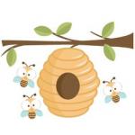 Bee Hive clipart
