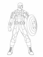 Captain America coloring