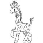 Giraffe coloring