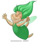 Green Fairy clipart