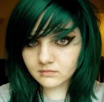 Green Hair coloring