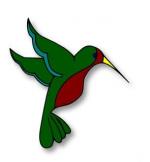Green-throated Bird Of Paradise svg