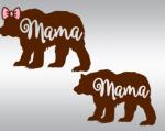 Grizzly Family In Spring svg