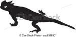 Horned Lizard clipart