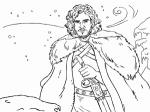 Jon Snow coloring
