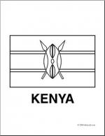 Kenya coloring