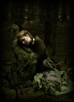 Lost Girl In Dark Forest clipart