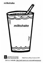 Milkshake coloring