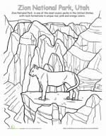Zion National Park coloring