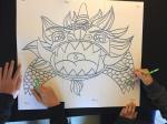 Nian Monster coloring