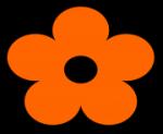 Orange Flower clipart