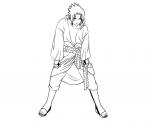Sasuke Uchiha coloring