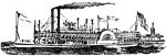 Steamboat clipart