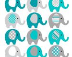 Teal clipart