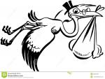 White Stork clipart