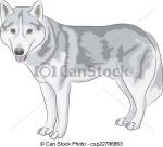 Wolfdog clipart