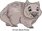 Wombat clipart