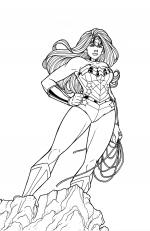 Wonder Woman coloring