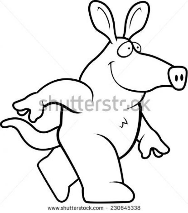 preview Aardvark svg