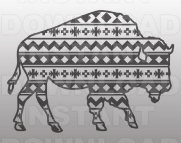 preview African Buffalo svg