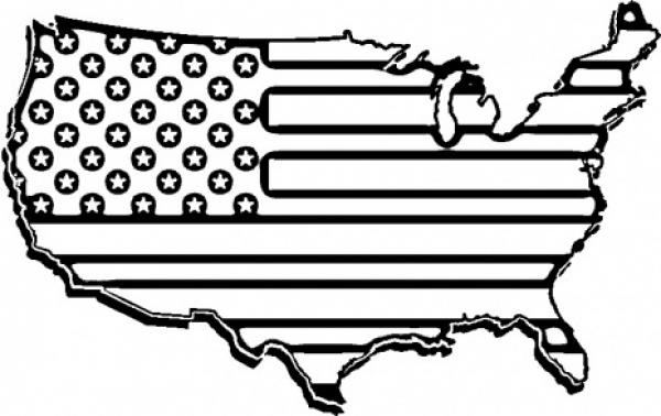 American Flag coloring