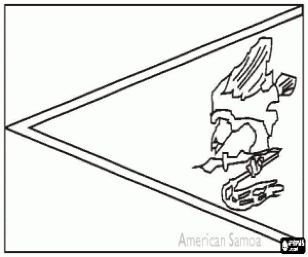 preview American Samoa coloring