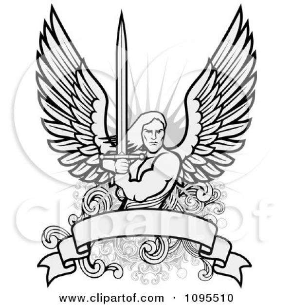 preview Angel Warrior clipart