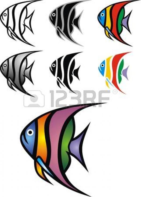 Angelfish clipart