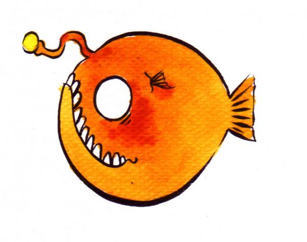 Anglerfish clipart