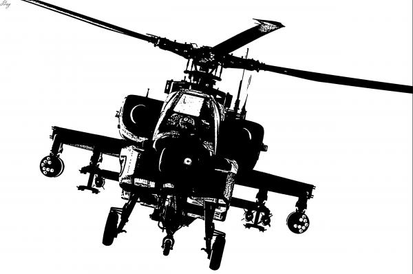 Attack Helicopter clipart