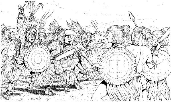 Aztecs coloring