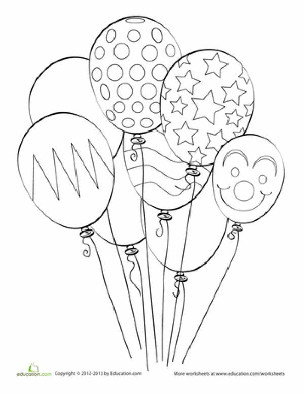 preview Balloon coloring