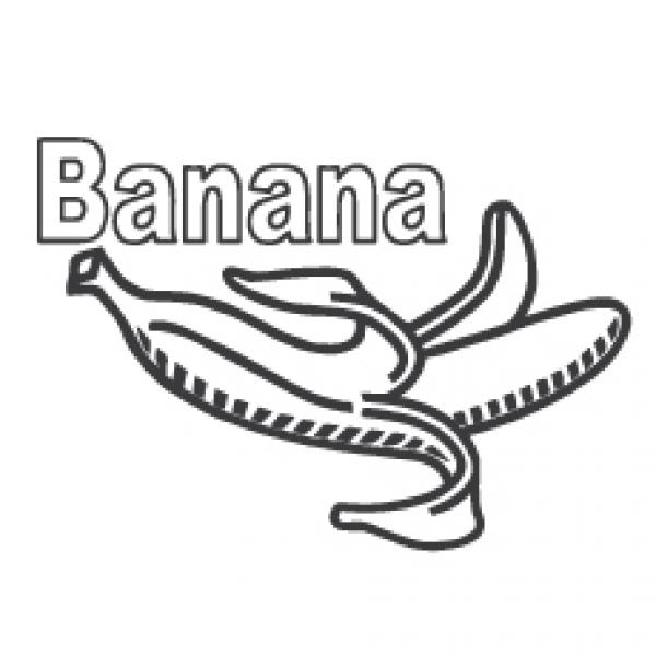 preview Banana coloring