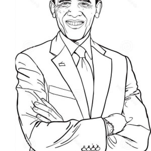 Barack Obama coloring