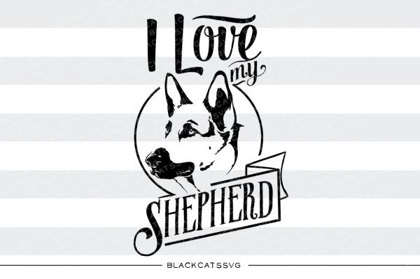 preview White Shepherd svg