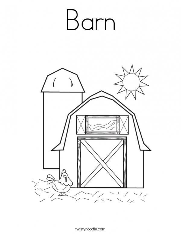 preview Barn coloring