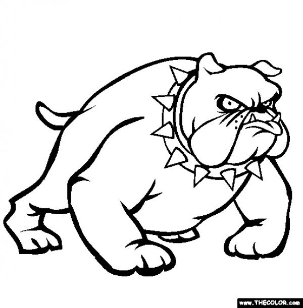 preview Bulldog coloring