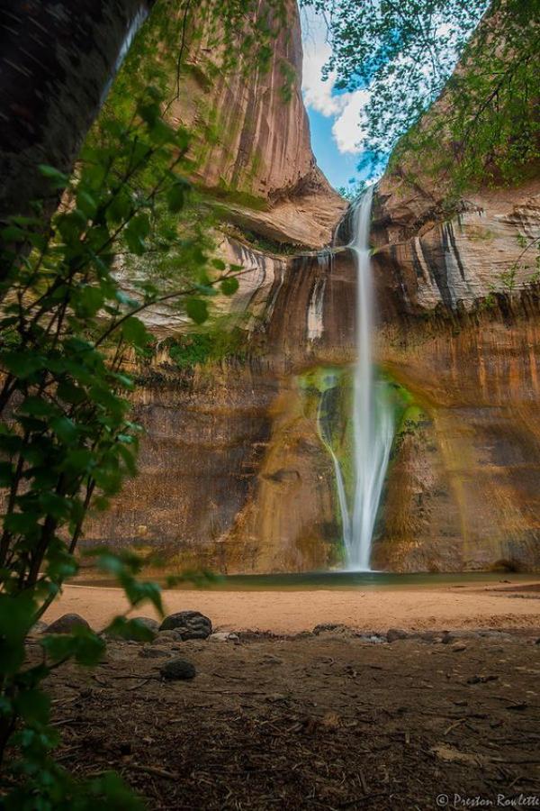 preview Calf Creek Falls coloring