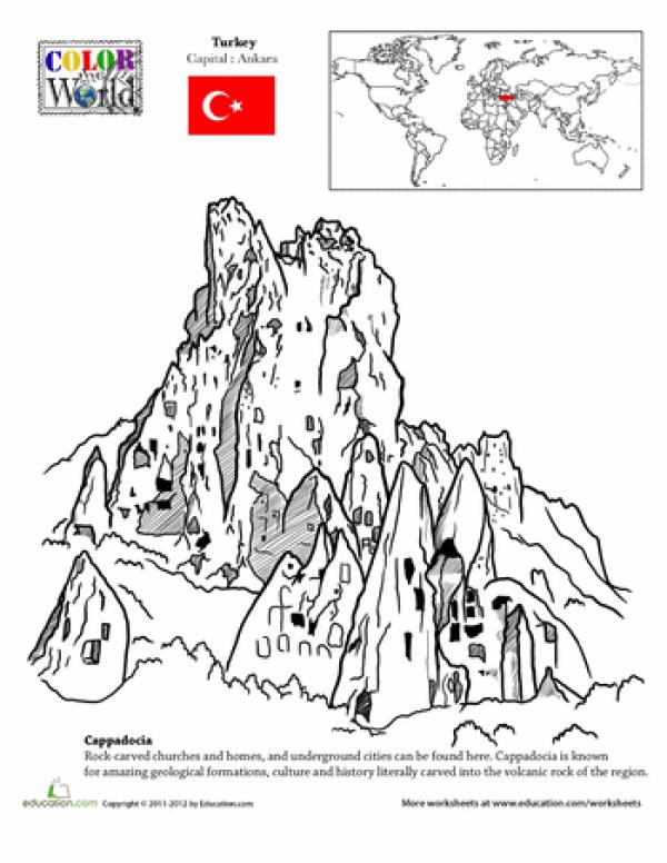 preview Cappadocia coloring