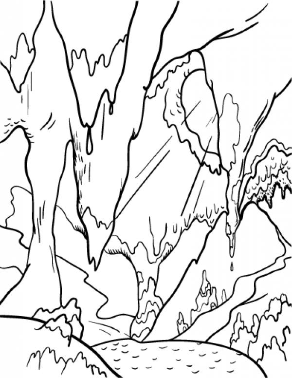 preview Cave coloring