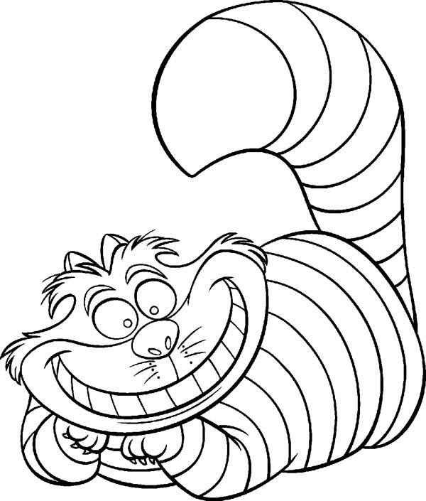 Cheshire Cat coloring