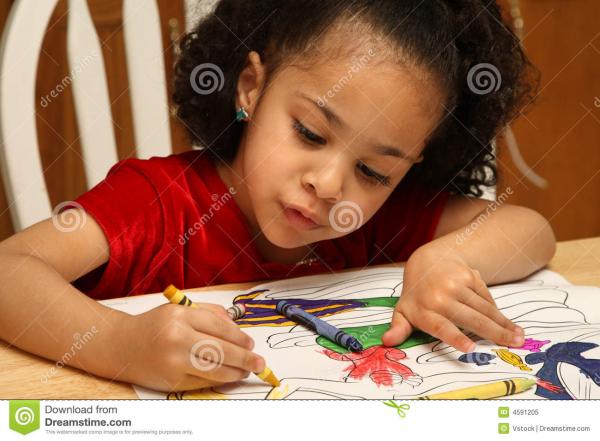 Child coloring