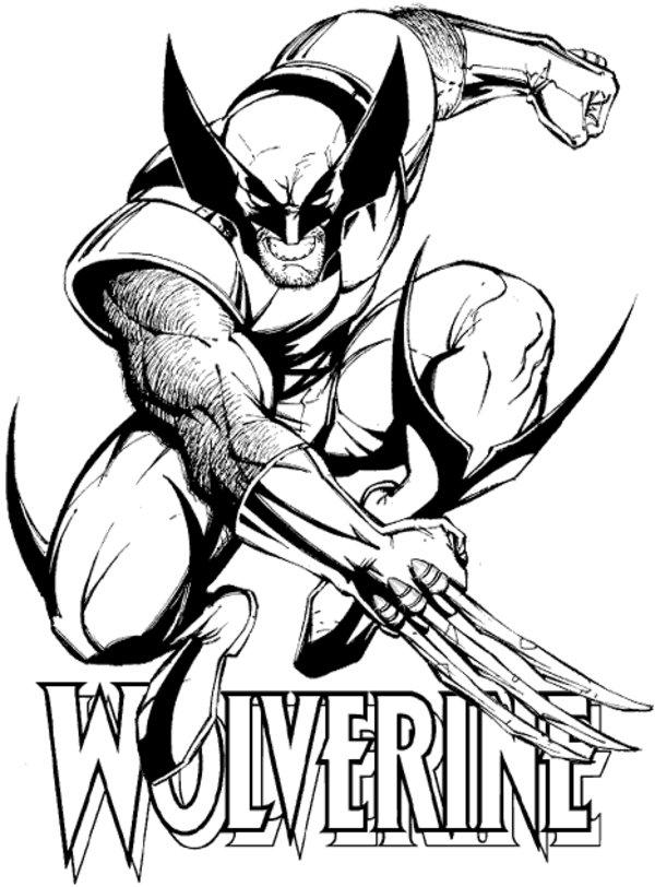 preview Wolverine coloring
