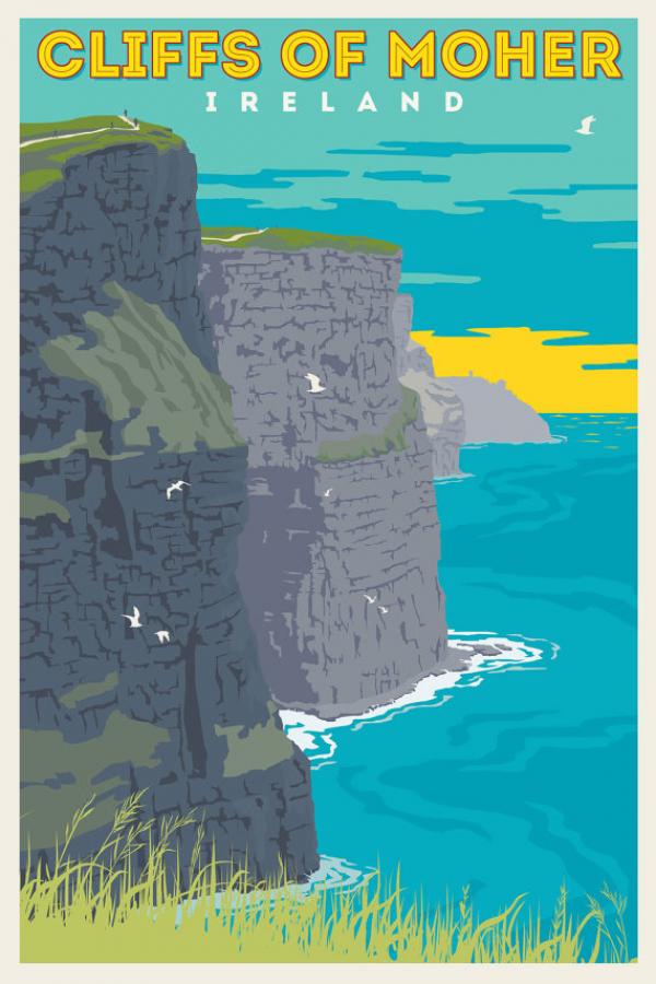 Cliffs Of Moher coloring
