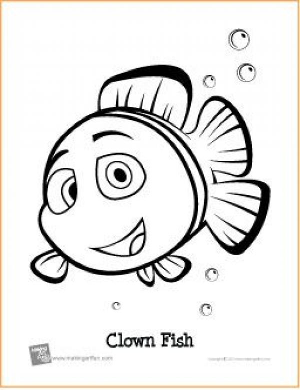 preview Clownfish coloring