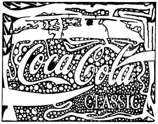 Coca Cola coloring