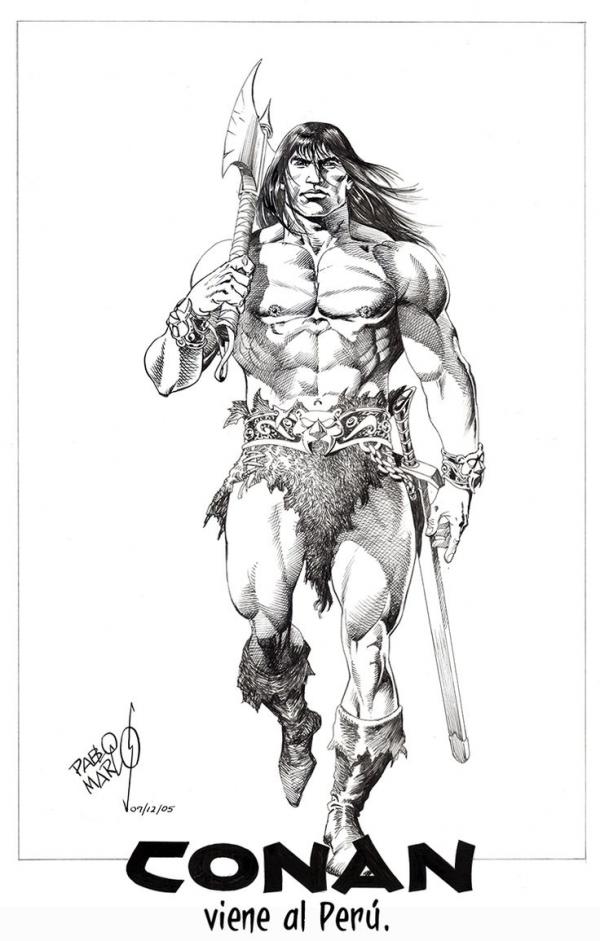 Conan The Barbarian coloring