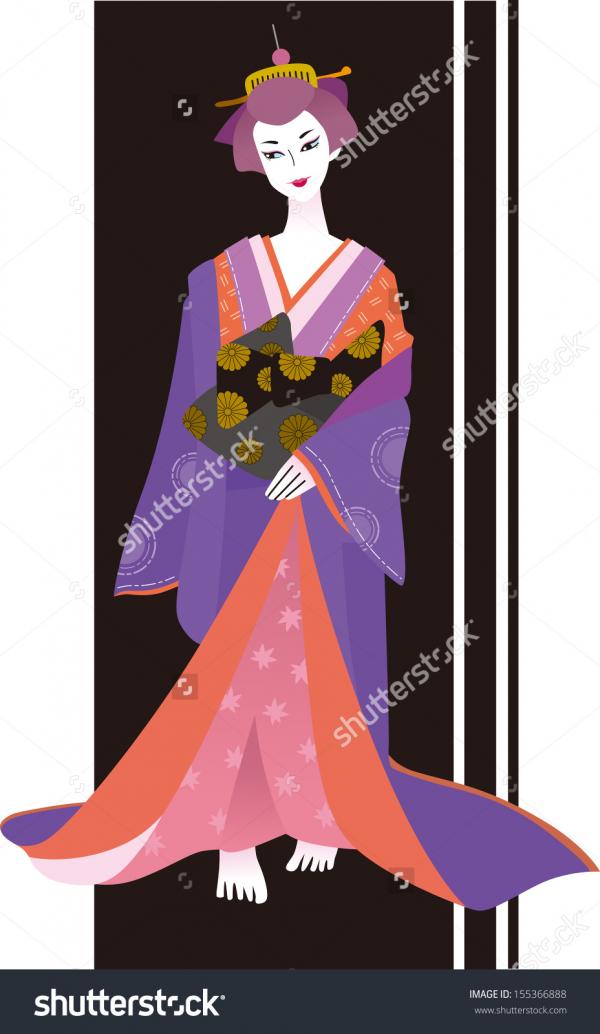 Courtesan clipart