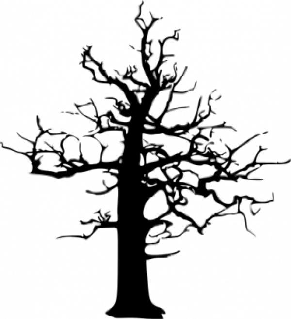 Dead Tree Dark Abstract clipart