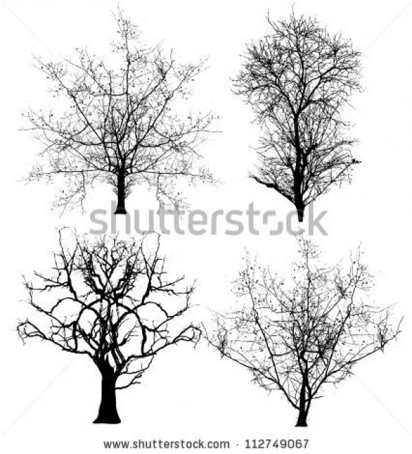 preview Dead Tree Dark Abstract coloring